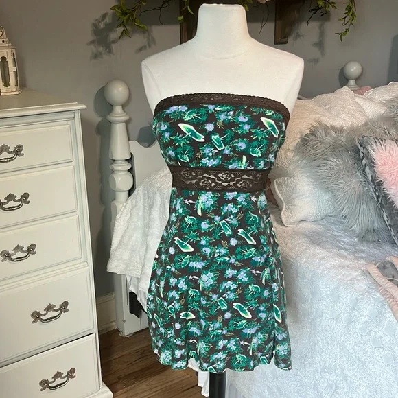 Free People Dress Mini Strapless - Picture 1 of 8